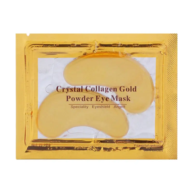 Crystal collagen gold eye mask no logo OEM private label eye mask anti-wrinkle moisturizing eyes mask dark circle eyepatch