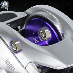 بكرة صيد عالية السرعة 7.2:1 مع فرامل مغناطيسية، 5+1 كرات، قوة سحب قصوى 8 كجم، للمياه المالحة، يد يمنى - Product Image 2