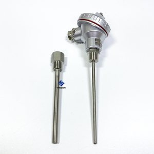 Termopar Industrial a prueba de agua, montaje tipo K, wzp, rtd, pt100, sensor de temperatura con termowell - Product Image 1