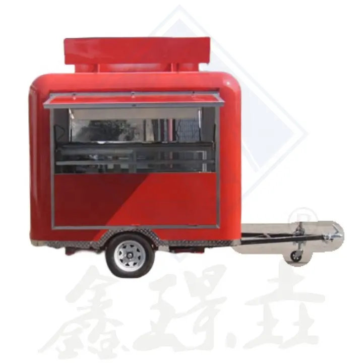 Mobiele Keuken Barbecue Voedsel Trailer Professionele Food Cart Fabrikanten Voedselkarren Of Vrachtwagen