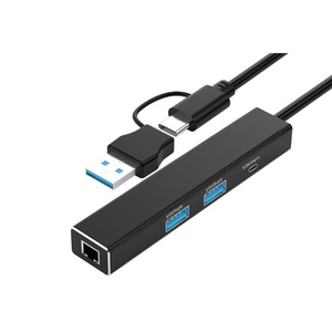 2 in 1 USB 3.0 2500M 2.5g อะแดปเตอร์อีเทอร์เน็ต RJ45แลน10GB Type C PD USB ฮับ3.0สำหรับ Windows 7/8/10 Mac PC แล็ปท็อป - Product Image 1