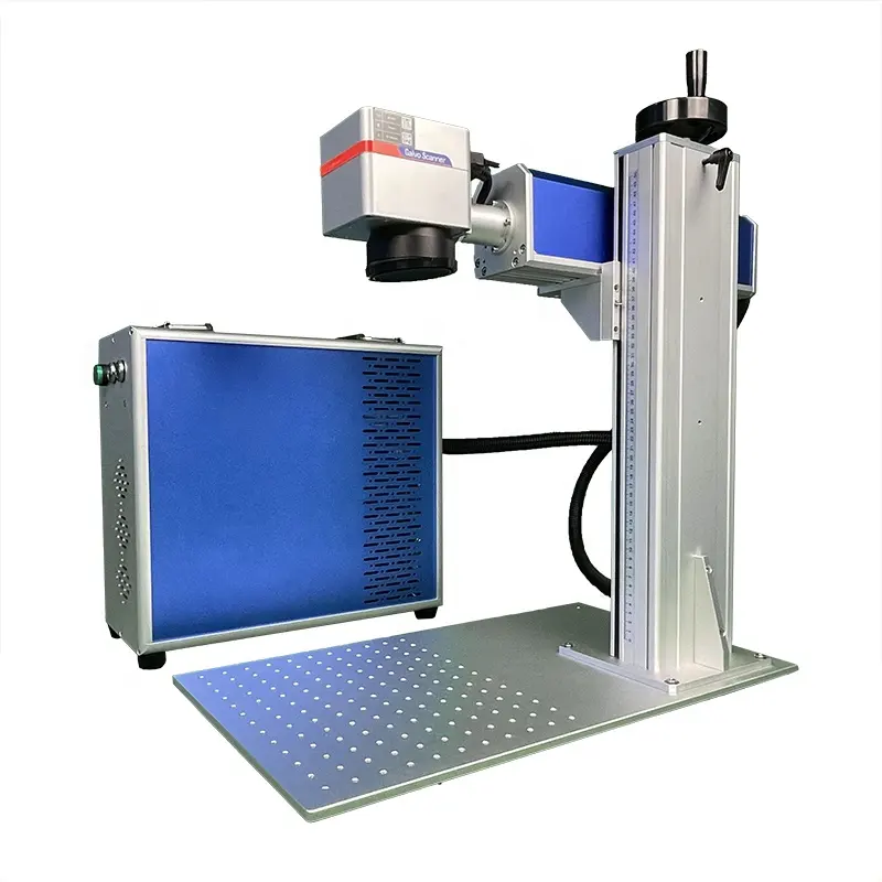 Máquina De Marcação A Laser De Fibra De Alta Precisão/Indústria De Publicidade Mini Máquina De Marcação A Laser De Fibra De Split