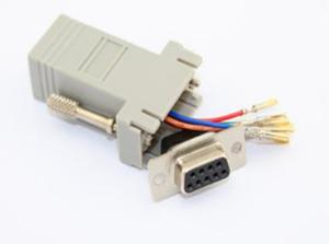 Conector RJ45 a DB9, directo, RS232 a RJ45, conector hembra/macho a RJ45 - Product Image 3