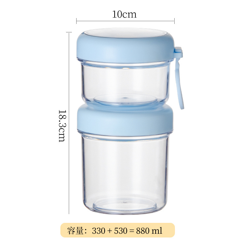 Double couche 330 ml 530 ml Bleu