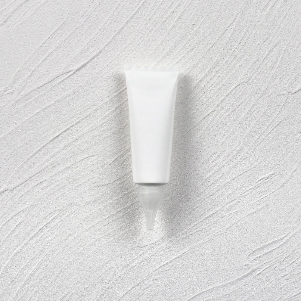 100g matte white + clear lid