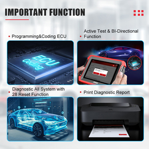 Ancel DS600 OBD2 Automotive Diagnostic เครื่องมือ ECU Coding Active Test DPF TPMS IMMO รีเซ็ตอัตโนมัติเครื่องสแกนเนอร์ OBD 2เครื่องมือวินิจฉัยรถยนต์ - Product Image 4