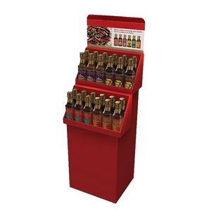 Freistehende Retail Snacks Pop Up Wellpappe Boden Display Stand Custom Retail Store Karton Regal - Product Image 2