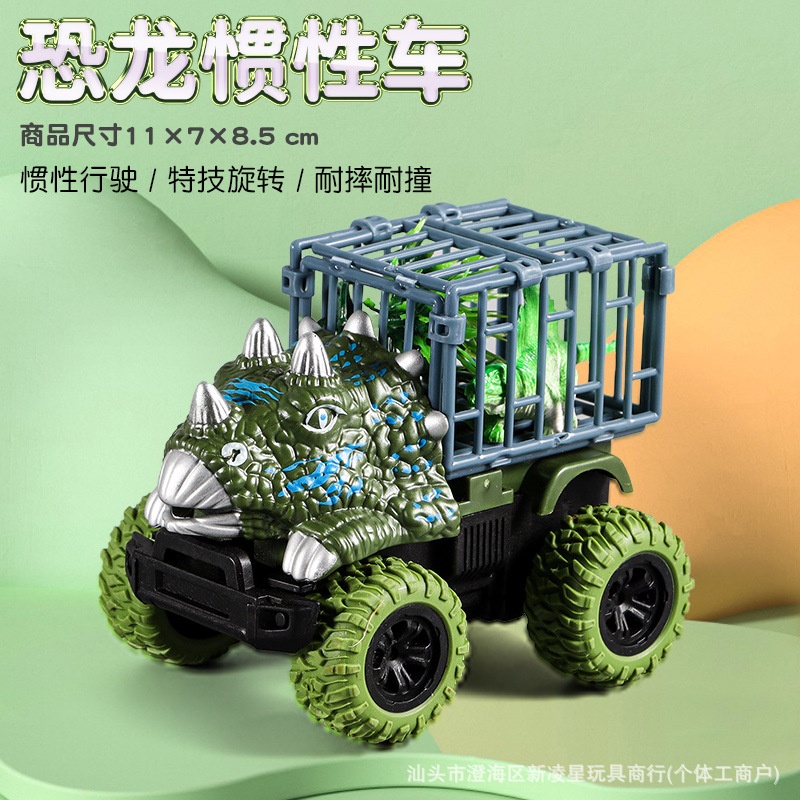 Triceratops with cage - military green (naked)
