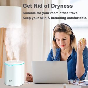 Air Humidifier Double <strong>Nozzle</strong> 2L Home Quiet Humidifier <strong>Diffuser</strong> With Color LED Light Ultrasonic Humidifier Aromatherapy <strong>Diffuser</strong> - Product Image 3