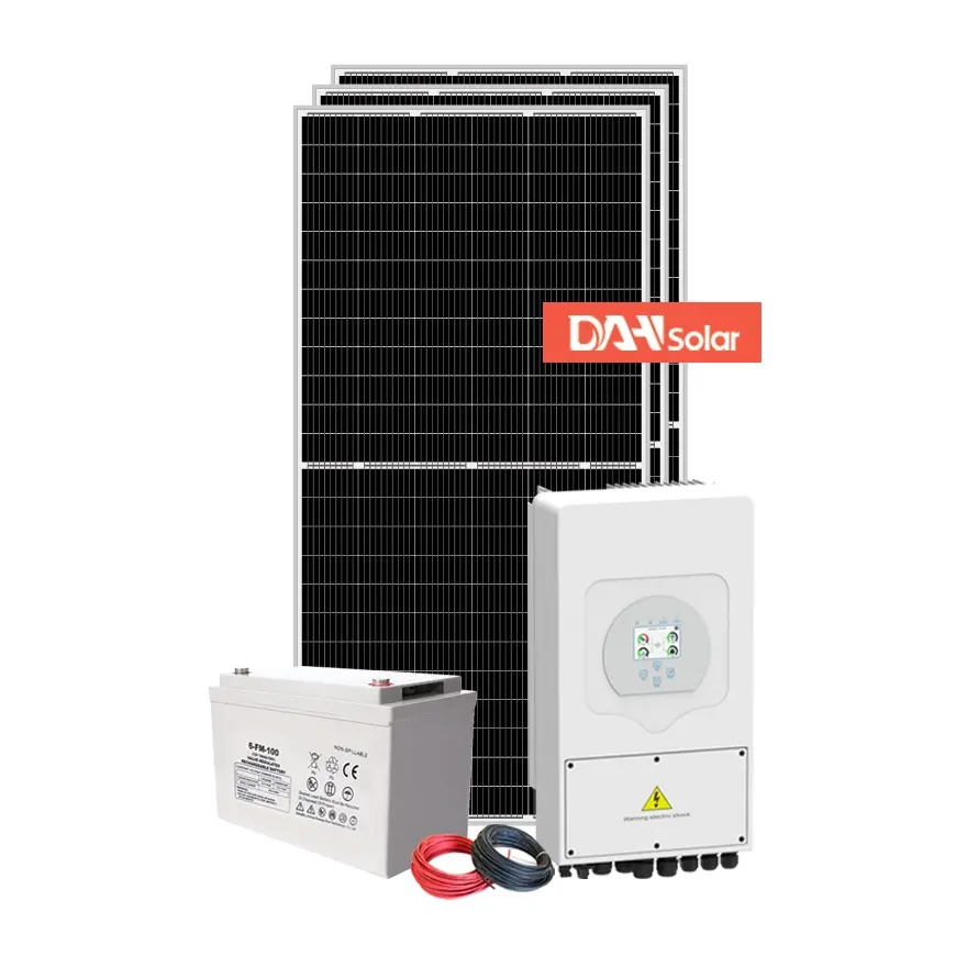 100kva 200kva 300kva 500kva solaire éolienne système 50 kw système d'énergie solaire hors réseau gdlite système d'éclairage solaire