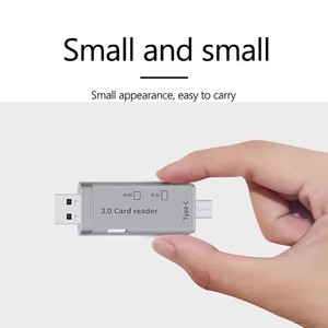 Eonline USB3.0 2-in-1-Mikrokartenleser für Computer-PC Smart Externer TF-Speicher karten adapter Unterstützt die Verwendung von SD-Karten für Mobiltelefone - Product Image 2