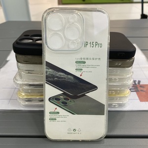スリムで柔軟なTPU携帯電話カバーケースiphone 15 14 13 promax透明クリアTPUクリアカバー電話ケースプロテクター - Product Image 4