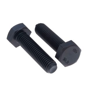 Cường độ cao 1035k thép carbon gb5783 lớp 8.8 hoàn toàn ren đen Hex bu lông và ốc vít hạt - Product Image 3