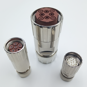 M23 17pin dişi Servo Motor konnektörü fabrika otomasyonu için sinyal kodlayıcı tak dairesel konnektör - Product Image 1
