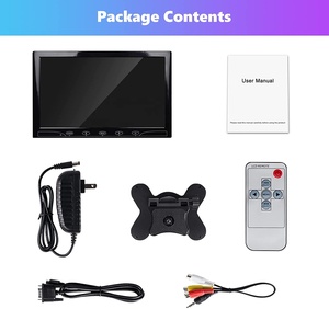 Monitor LCD de 10,1 pulgadas con HD VGA AV, monitor de visión trasera para coche, seguridad, conectar cámara/pc/dvr, promoción de abril - Product Image 6