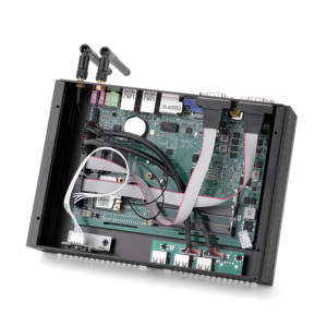 ファンレス組み込み産業用コンピューターミニデスクトップ産業用PCRS232 Intel Core i3 i5 i7 for CNC System Control PC - Product Image 3