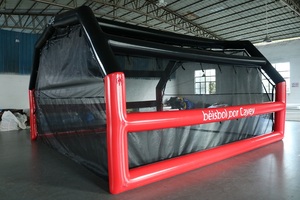 Top nhà máy bóng đá bóng chày Inflatable Train lồng trò chơi thể thao cho thuê, Inflatable chip bắn Golf lồng, bóng đá bắn trò chơi bán - Product Image 3