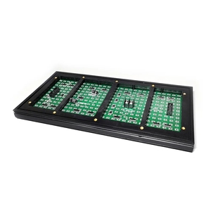 Tablero de texto de desplazamiento LED de alto brillo color azul publicidad pantalla LED P10 señal de mensaje LED electrónica al aire libre - Product Image 6