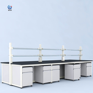 Labor möbel Benutzer definierte Größe Wissenschaft Holz-Stahl Elektronischer Labor tisch Arbeitstisch mit Schubladen - Product Image 1