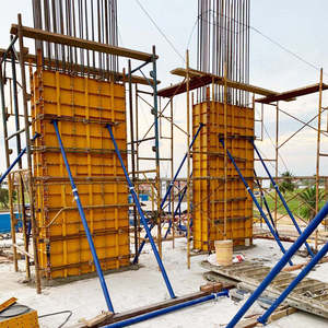 Guangdong materiales de construcción cuadrado Hormigón Acero molde pared encofrado columna sistemas de encofrado - Product Image 5