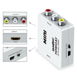 Convertidor HDMI2AV a AV de 1080P, convertidor de vídeo HDMI a RCA para decodificador de señal, venta directa de fábrica - Product Image 5