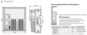 SiRON-Módulo Básico de Bus de campo T140 Cc-Link IE, para Mitsubishi Q, Fx y otras estaciones base PLC, I/O integrado
