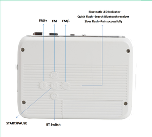 迷你透明随身听MP3盒式录音机播放器新一代便携式盒式录音机 - Product Image 6