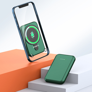 Mini taşınabilir güç banka 5000mAh hızlı şarj mıknatıs kablosuz güç bankası - Product Image 2