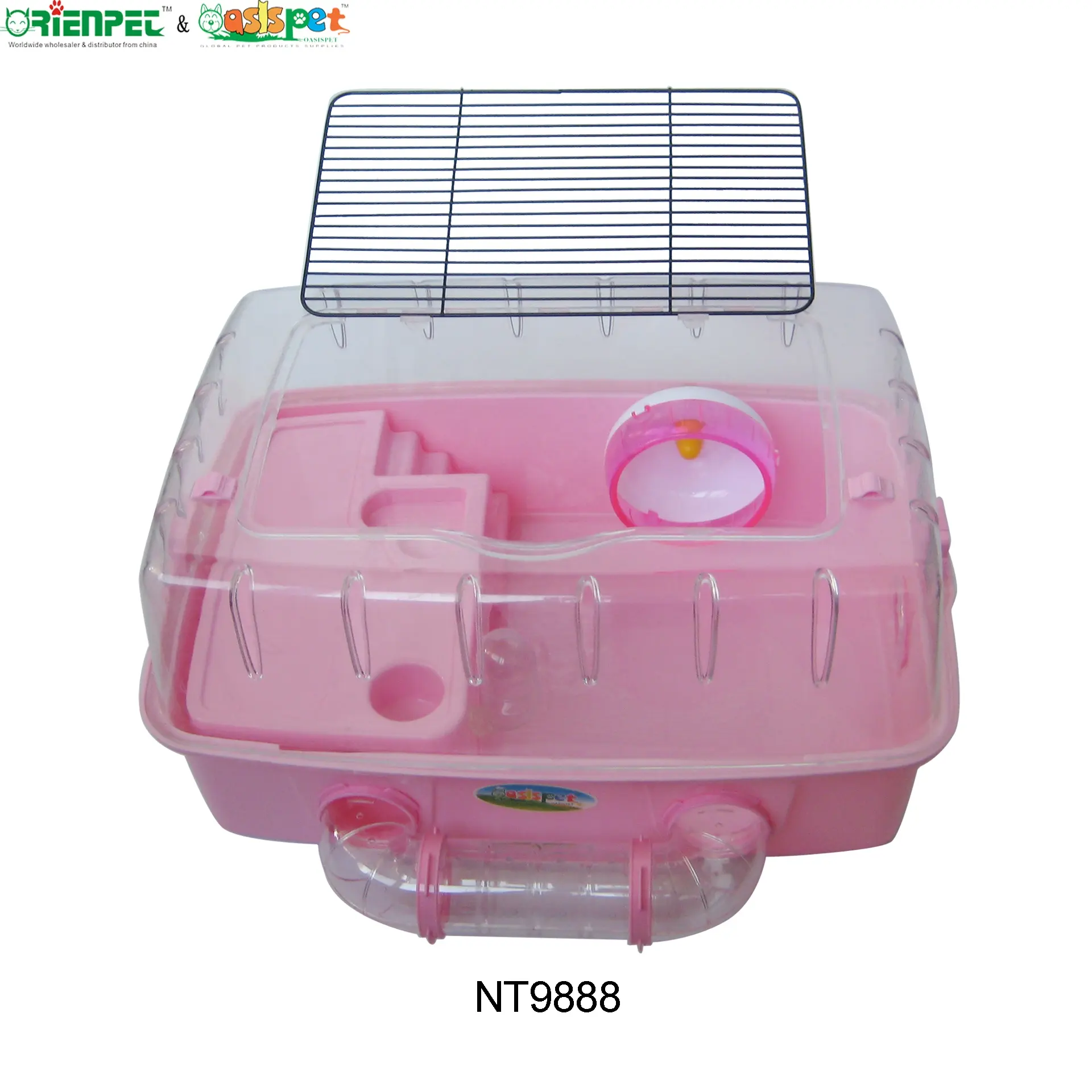 ORIENPET & OASISPET Hamster Nhựa Sang Trọng Lồng Sẵn Sàng NT9888 Sản Phẩm Vật Nuôi