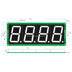 LED-595-084 Rote Farbe 0,8-Zoll 4-stelliges LED-Digital röhren segment Statisches Laufwerk 74 HC595 Anzeige modul