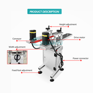 Hugger Belt Side Bottle <strong>Bottom</strong> <strong>Coding</strong> Grip Bottomless Transfer Conveyor Belt for Inkjet Date Coder Printing Date - Product Image 3