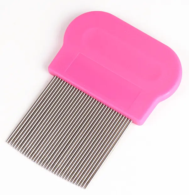 Head comb Lice Nit Comb Metal Lice Treatment with Ergonomic Handle head lice comb