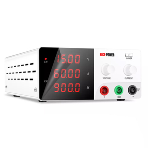 Interruptor de ajuste de salida, gran fuente de alimentación Variable para laboratorio, investigación científica y enseñanza, 0 ~ 15V/0 ~ 60A - Product Image 1