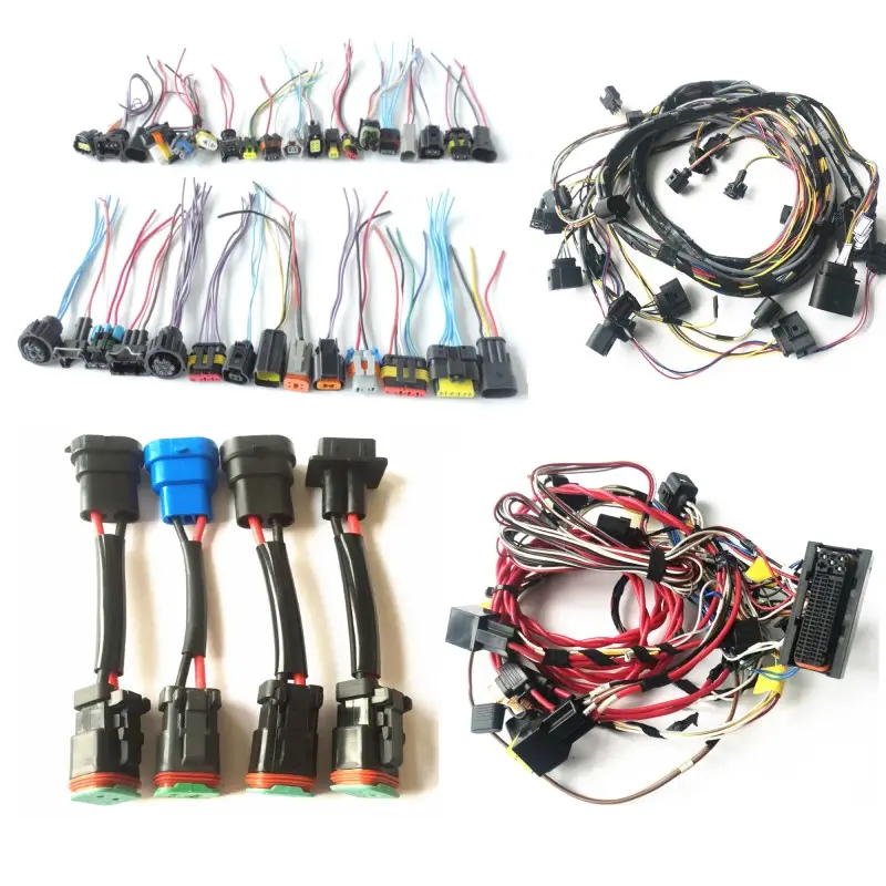 Arnés de cableado automático para coche, kit de conectores DTP, H11, H8, DT, 12CM, 18AWG, personalizado, barra de luz LED de trabajo