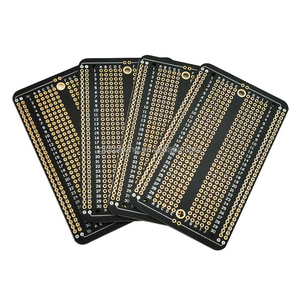 Prototyp PCB Solde rable Bread board für Elektronik projekte Kompatibel für DIY Arduino Löt projekte, vergoldet, schwarz