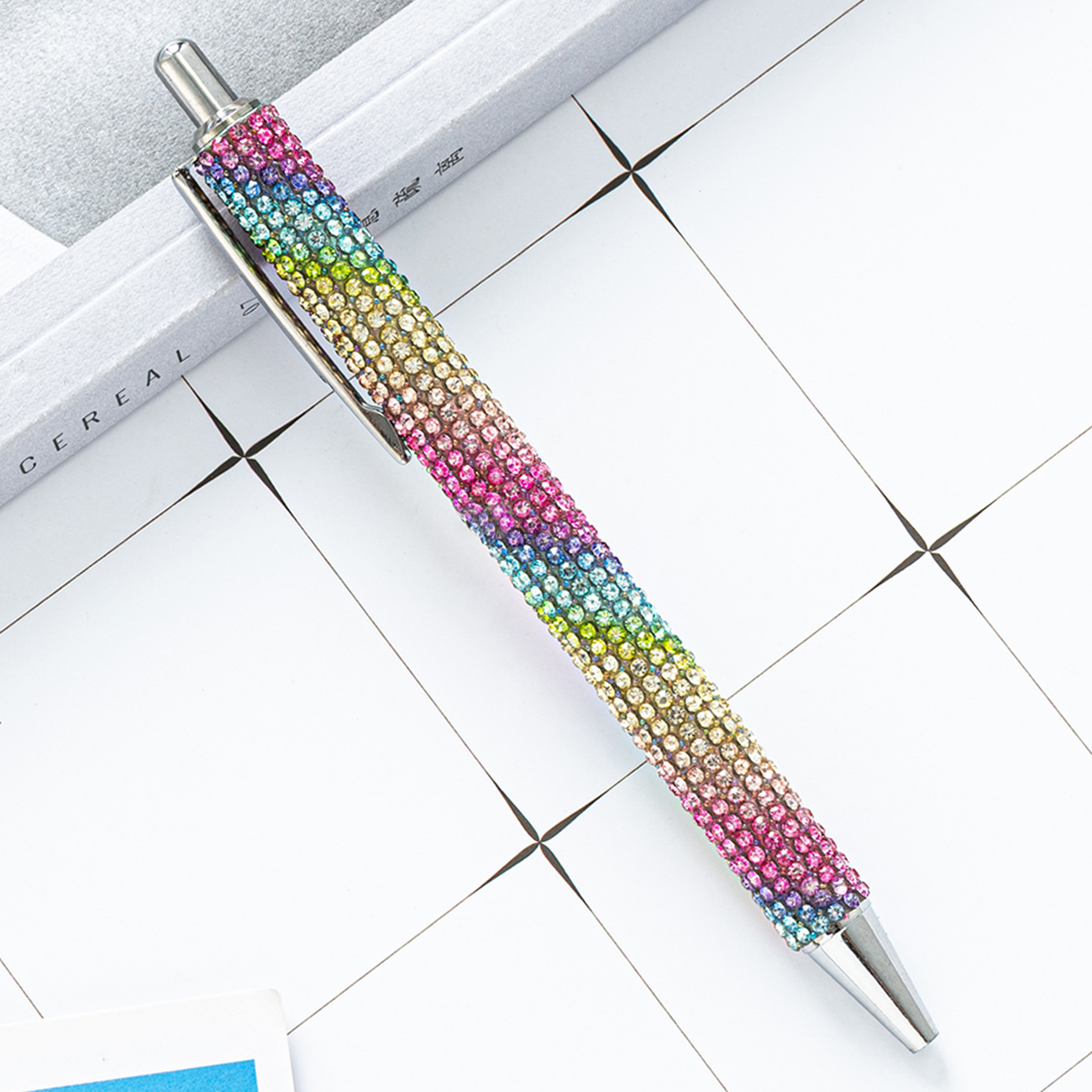Rainbow gradual change of color (silver)