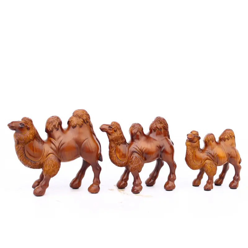 Home table top resin handicraft decoration animal carving western region camel home decoration