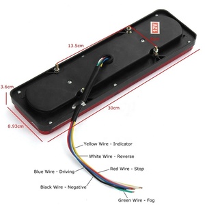 ไฟรถยนต์ LED แบบผสมผสาน12V/24V 36ไฟท้ายสำหรับหยุดรถบรรทุกสัญญาณไฟเลี้ยวย้อนกลับสำหรับรถบรรทุกรถพ่วงคาราวานรถบรรทุก - Product Image 4
