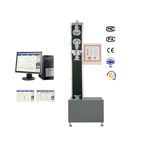 Instrumento de laboratorio 5KN, película de plástico de una sola columna, máquina UTM de prueba de tracción de Material Universal - Product Image 1