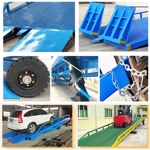 Contenedor de precio razonable de 10 toneladas, nivelador de muelle, contenedor de patio móvil, rampa automática de descarga para remolques de camiones, carretilla elevadora - Product Image 3