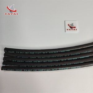Özelleştirilmiş kauçuk EN 857 1SC 2SC çelik tel örgülü ikiz hidrolik hortum ile ücretsiz örnek kesme işleme hizmeti sunan - Product Image 3