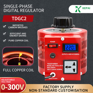 新型可调单相500VA液晶接触手动稳压器220V Variac变压器热泵控制 - Product Image 4
