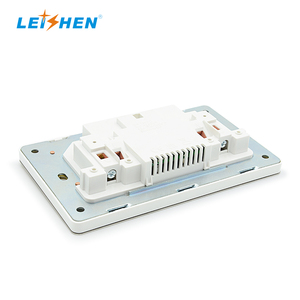 Enchufe de pared del Reino Unido, interruptor de alimentación doméstico, interruptor doble con interfaz tipo C y USB, uso multifunción,