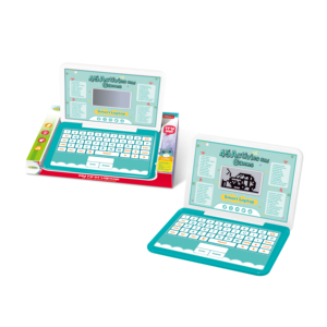Avanzata 2.8 pollici schermo LCD educativo studio portatile con tastiera morbida per l'apprendimento del computer portatile per i bambini