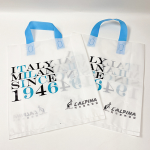 Factory Outlet Custom Biodegradable <strong>Soft</strong> <strong>Loop</strong> <strong>Handle</strong> Plastic Shopping Ldpe Bag - Product Image 6
