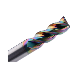 HRC60 katı karbür 4-Flute Spiral frezeler CNC düz freze kesicisi DLC kaplama özelleştirilebilir OEM alaşımlı çelik kesici - Product Image 2