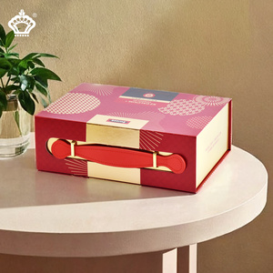 Benutzer definierte Branding Matt UV Laminierung Magnet verschluss Papier Geschenk box für das Gesundheits wesen Leder griff Rechteckige Karton verpackung