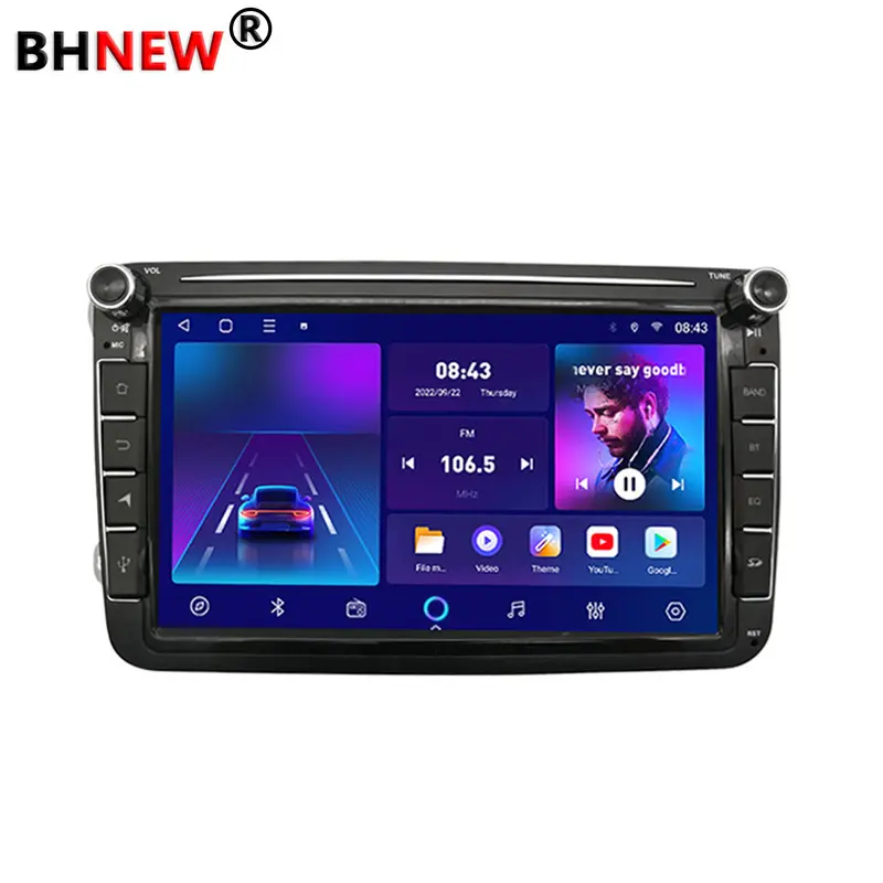 8inch android car audio system 8Core 4+64G for Vw VolksWagen Golf Skoda Seat with GPS Wifi CarPlay