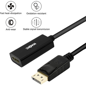 Adaptador DP a HDMI para ordenador portátil, convertidor de Cable macho a hembra, 4K x 2K, OEM de fábrica, para PC, proyector HD
