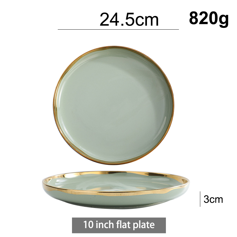 10 inch flat plate Green